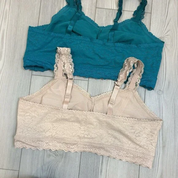 Lot Of 2 Torrid Size 2 2X Bralette Lace No Wire - Picture 5 of 11